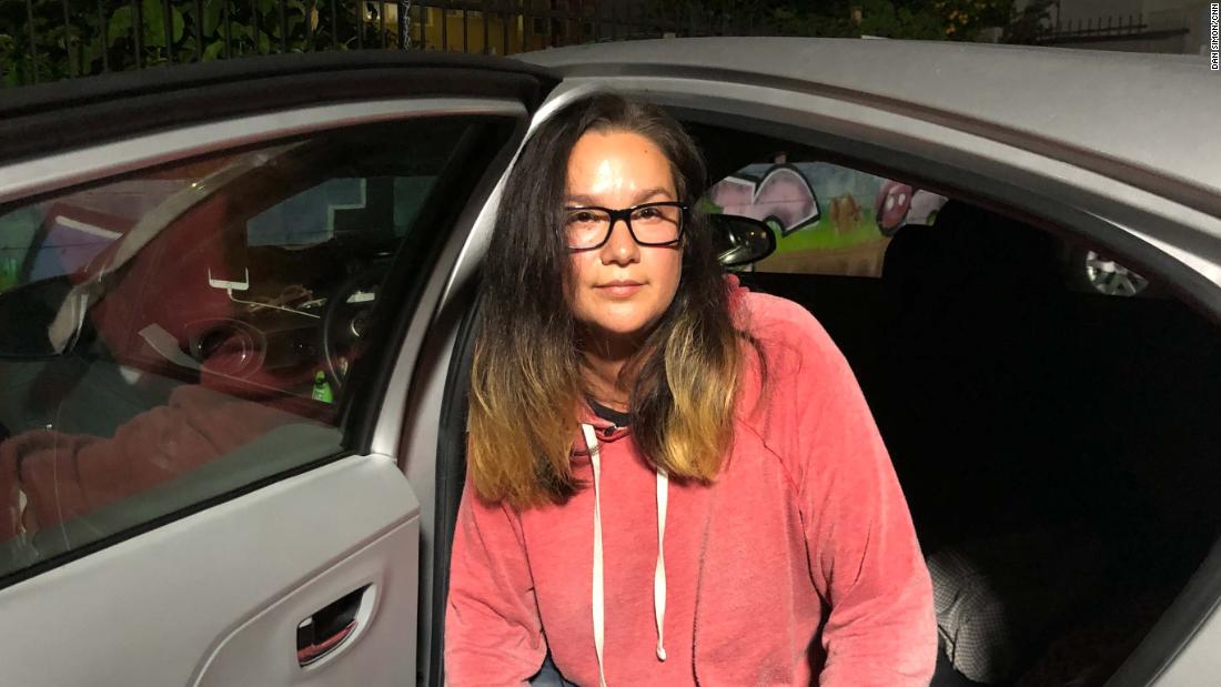 Living in her car, she was afraid and harassed. Then she found an unexpected refuge