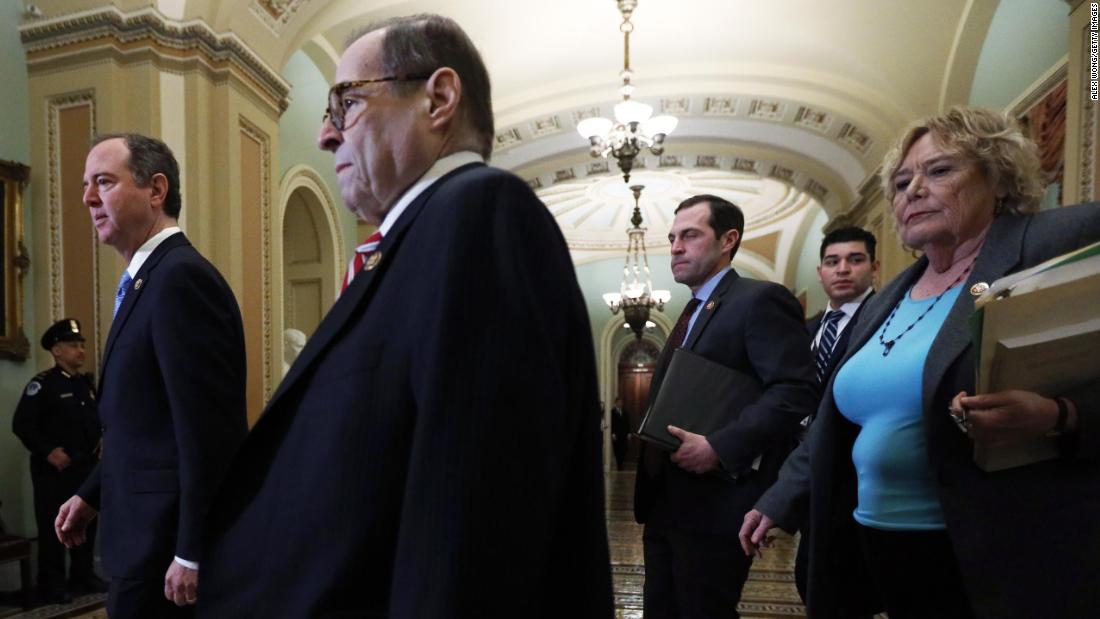House impeachment managers wrap up their case with Trump’s obstruction