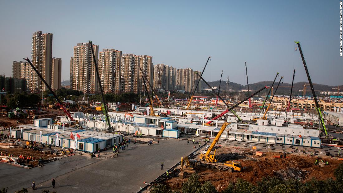 First of Wuhan’s two new hospitals for coronavirus patients completed