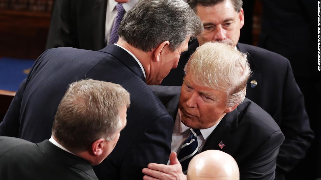 Trump insults Sen. Manchin for guilty votes in impeachment trial