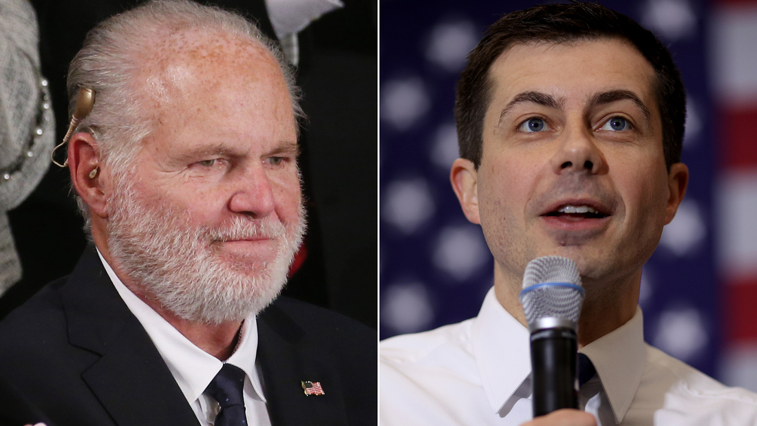 Buttigieg responds to Limbaugh’s homophobic remarks: ‘I love my husband’