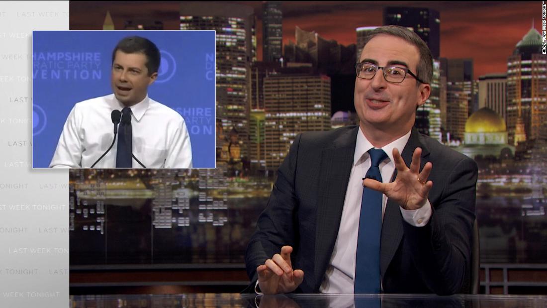 John Oliver calls out Pete Buttigieg’s health care plan