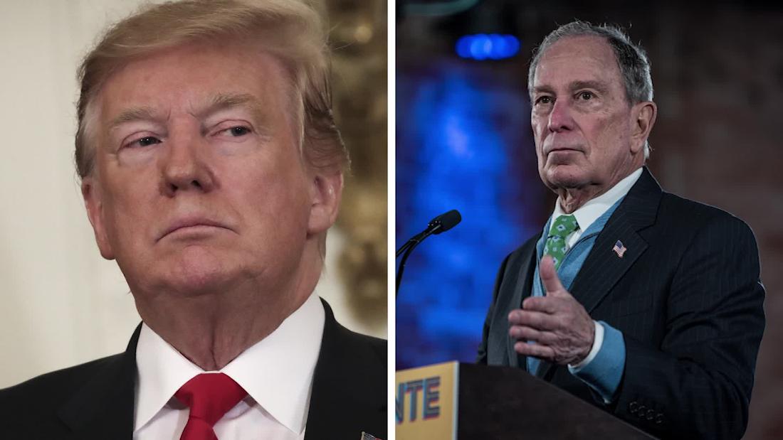 Bloomberg to Trump: We measure height from neck up