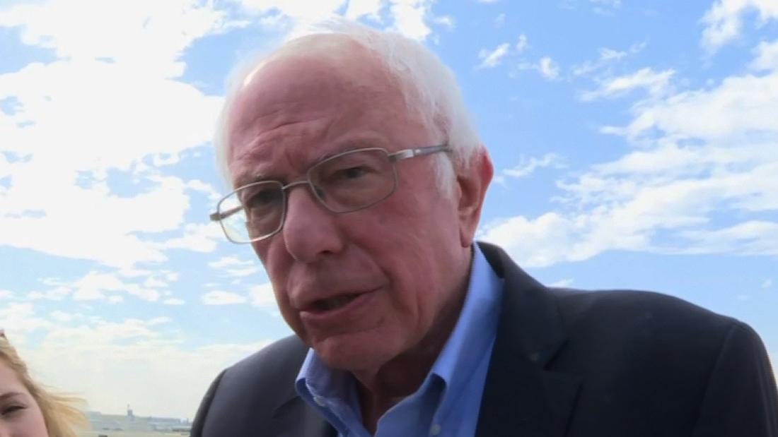 Bernie Sanders speaks following reports he was briefed on election interference