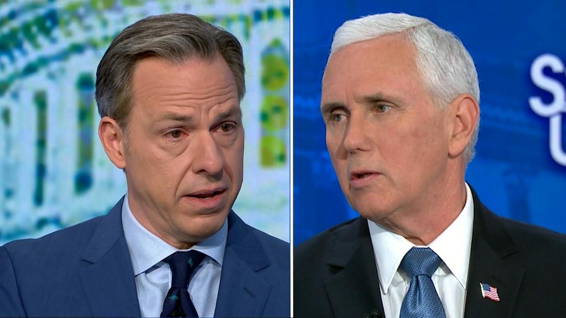 Jake Tapper presses Mike Pence on Don Jr.’s coronavirus rhetoric