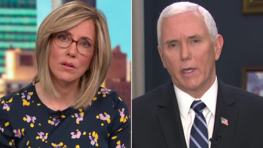 Camerota to Pence: Why are the number of CDC coronavirus tests going down?
