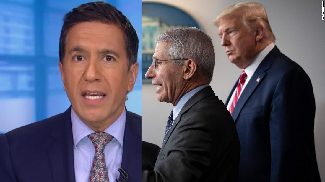 Gupta stunned by Trump-Fauci difference at briefing
