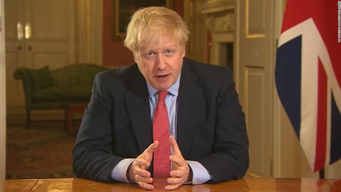 Boris Johnson issues stay-at-home order, sending the UK into lockdown to fight coronavirus pandemic