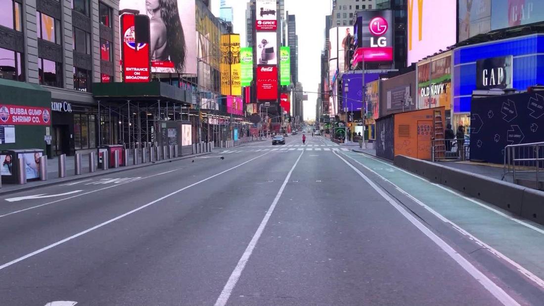 Coronavirus hits New York hard as Times Square looks like a ‘disaster film’