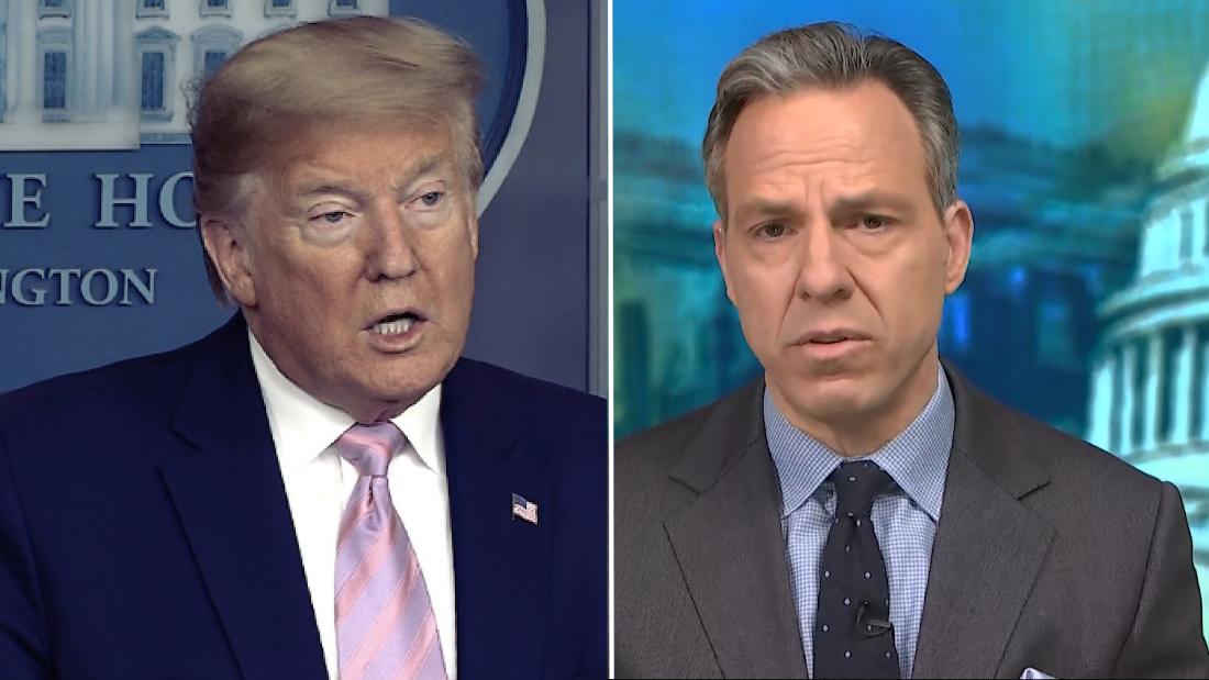 Jake Tapper to Trump: Coronavirus requires a plan. Do you have one?