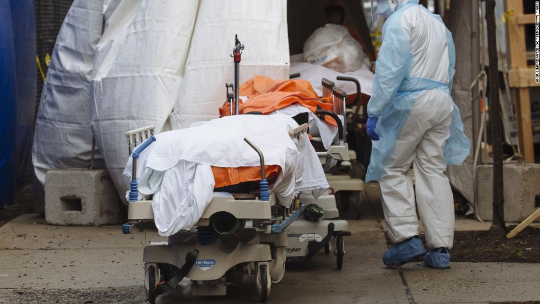 Coronavirus deaths jump in New York, but governor says hospitalizations are plateauing and distancing ‘is working’
