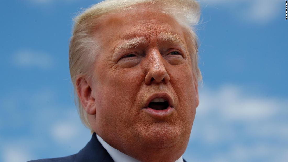 President Trump condemns violence in nationwide protests over George Floyd death