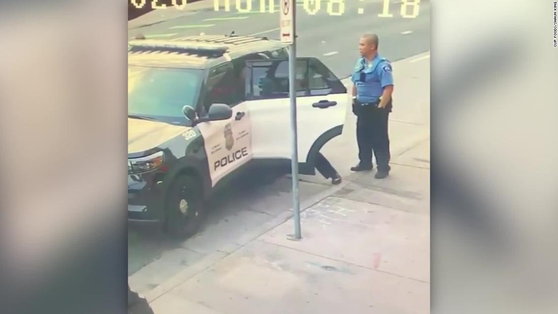 Video shows moments before George Floyd was pinned to the ground