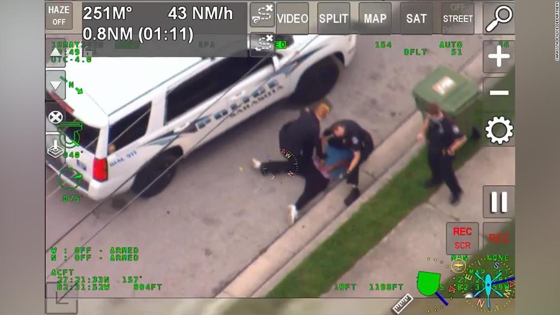 Video captures police officer in Florida kneeling on a man’s neck during an arrest