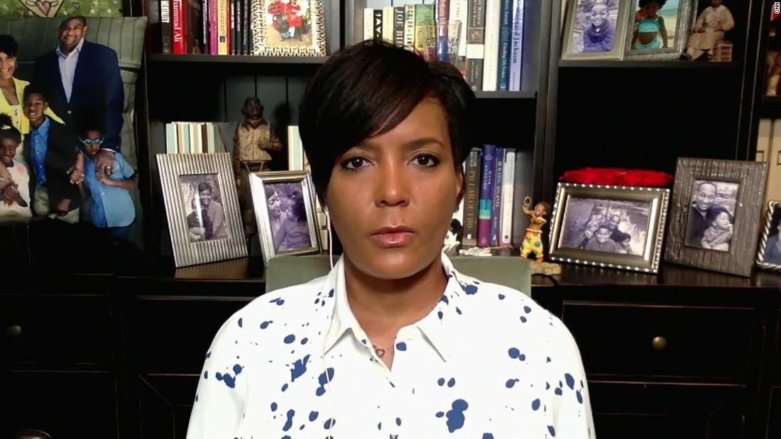 Atlanta mayor says she is disgusted by Trump’s invocation of George Floyd