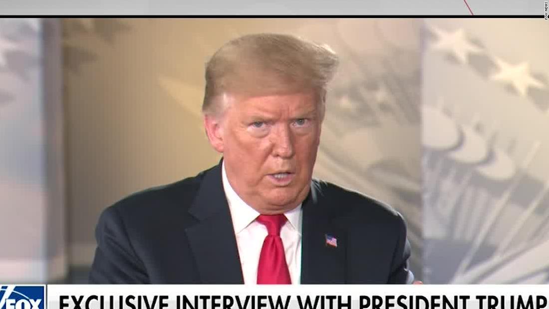 Trump was asked about a second term. Hear his response