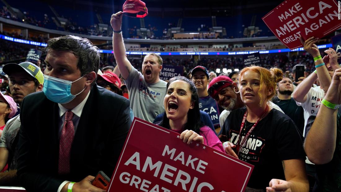 Washington Post: Trump campaign had social distancing stickers removed before Tulsa rally