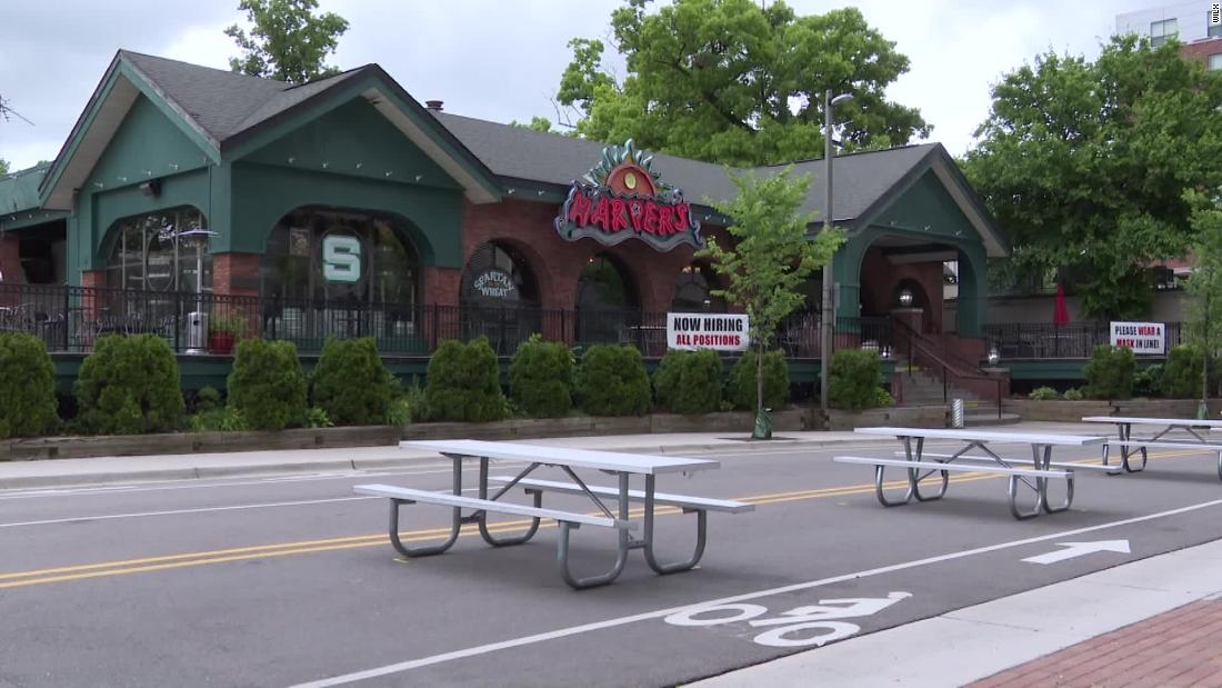 Residents are asked to self-quarantine after about 85 people who visited a Michigan bar get Covid-19