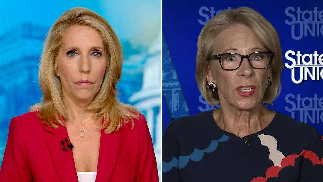 Dana Bash questions Betsy DeVos: Why do you not have guidance?