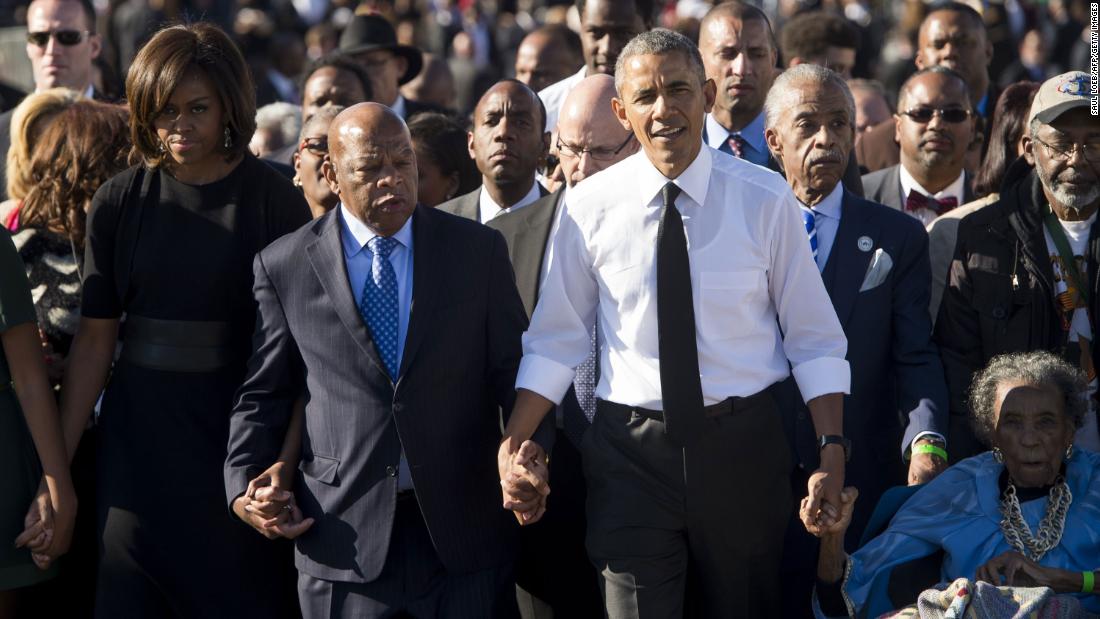 Obama pays tribute to his ‘hero’ John Lewis: ‘John’s life was exceptional’