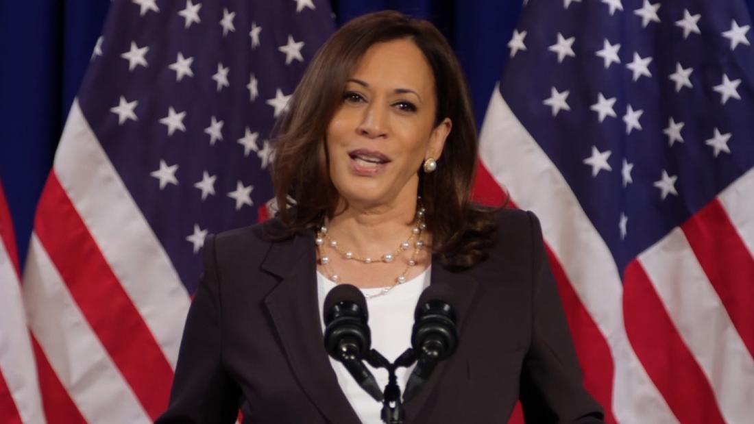 He ‘froze’: Kamala Harris blasts Trump’s pandemic response