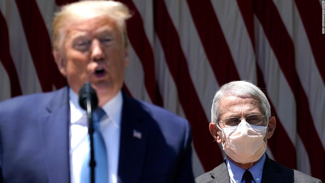 Trump looks past Fauci as White House is resigned to Covid-19’s spread