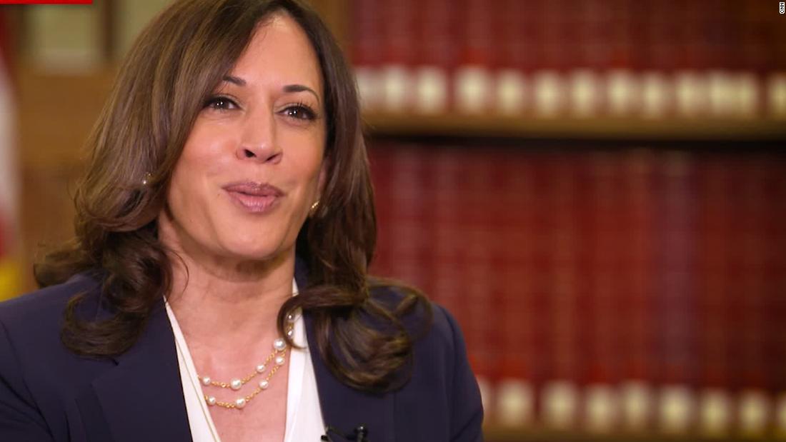 Harris speaks with Jacob Blake during first solo trip as Democratic VP nominee