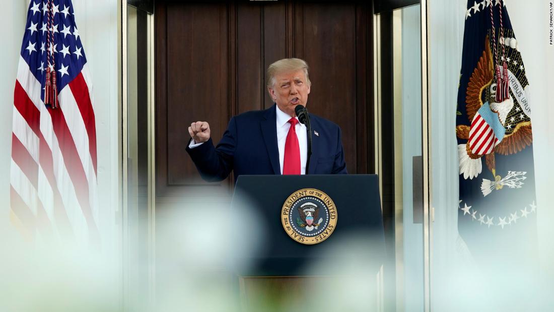 At home on Labor Day, Trump wages rambling attack on Biden