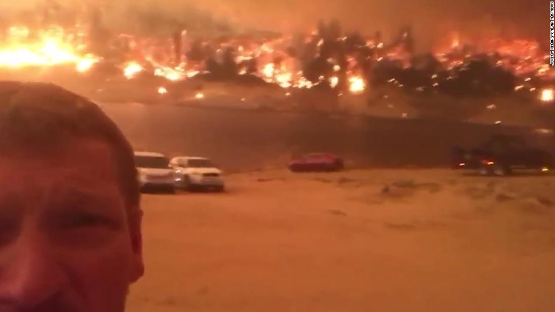 Video: Campers rescued from raging Creek Fire in California