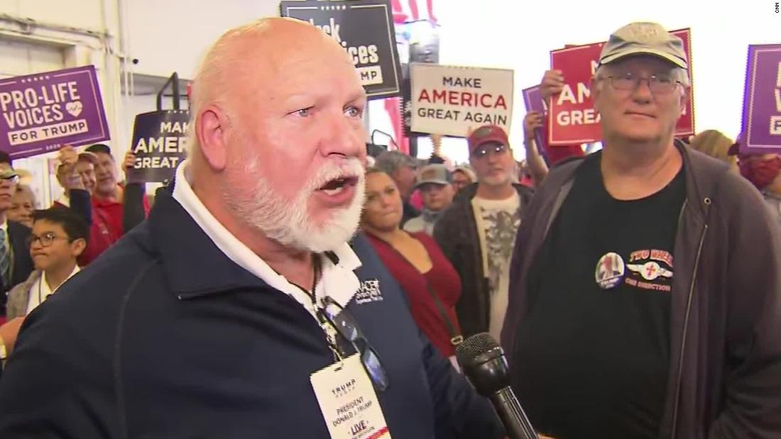 Trump supporter on not wearing a mask: It’s a fake pandemic