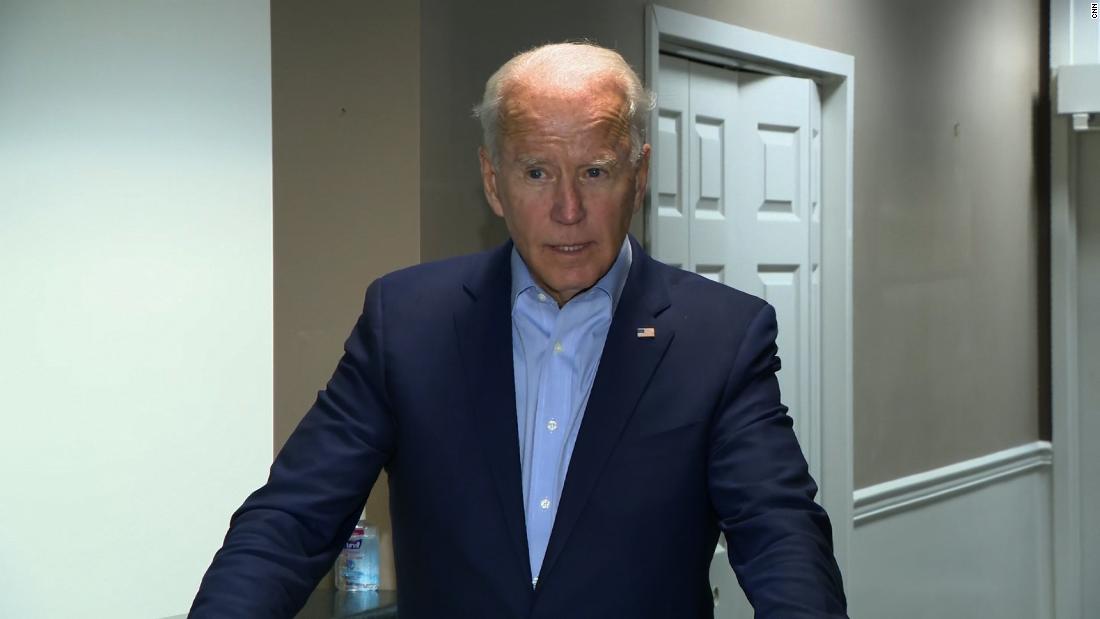 Joe Biden reacts to Ruth Bader Ginsburg’s death