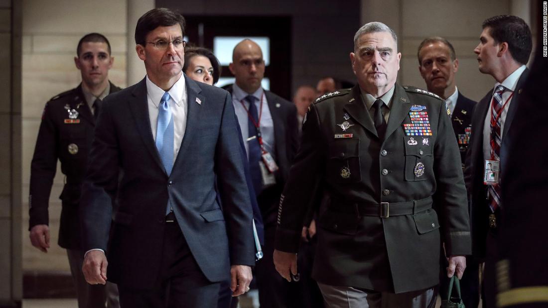 As Trump refuses to commit to a peaceful transition, Pentagon stresses it will play no role in the election