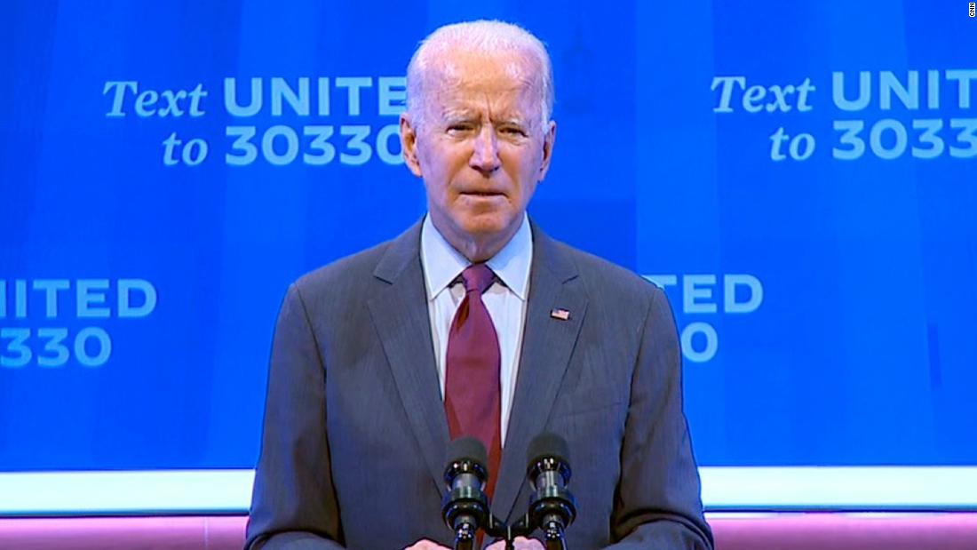 Joe Biden reacts to Trump’s nomination of Amy Coney Barrett