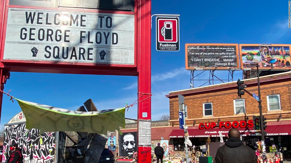 Inside Cup Foods, where it seems George Floyd never left