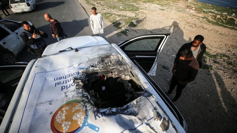 Israeli attack that killed aid workers consistent with multiple precision strikes, analysis shows