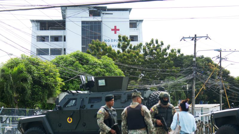 Ecuador’s former vice president hospitalized days after arrest in Mexican embassy