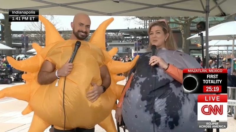 Behind the scenes of CNN’s coverage of the total solar eclipse across America