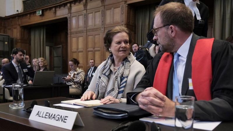Germany defends support for Israel in UN court against accusations of ‘facilitating genocide’ in Gaza