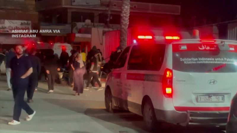 Children rushed to hospital in Gaza after Israeli airstrike | CNN
