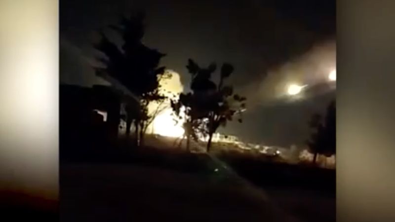 Dramatic video shows outgoing Hezbollah rockets along Lebanese-Israeli border | CNN